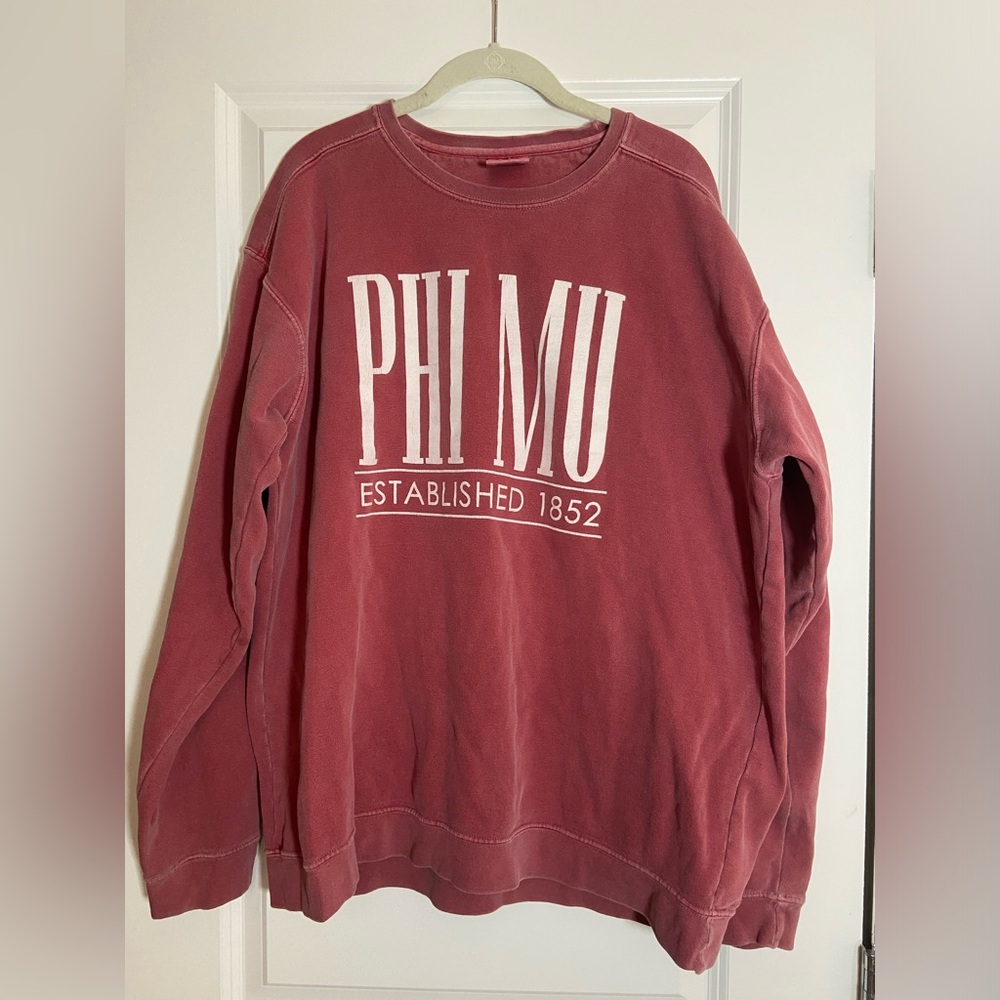 Phi Mu Comfort Colors Crewneck
